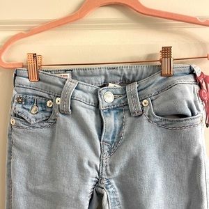 Light Blue never worn true religion Halle jeans